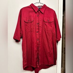 Wine red wine wrangler button down